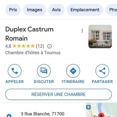 Tournus Castrum Romain - Duplex - 3 Etoiles - Petit Box Velo Room photo