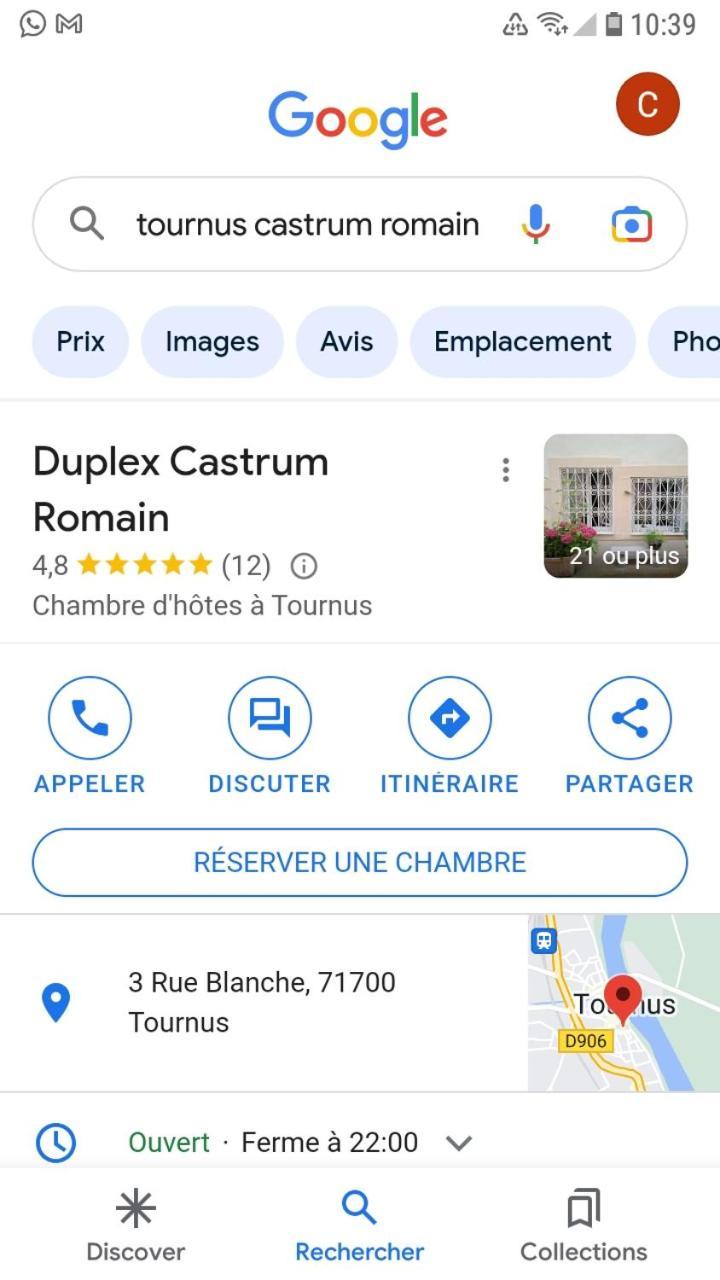 Castrum - Duplex - 3 Etoiles - Petit Box Velo Tournus